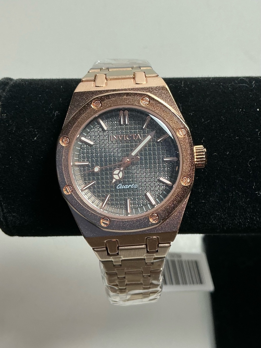 Invicta woman’s Rose Gold and Black Bracelet Watch(69260)